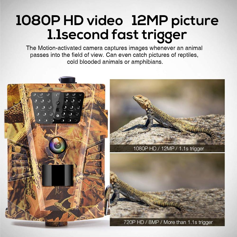 Hunting Outdoor Camera - 12MP Waterproof Hunting Trail Camera 850NM