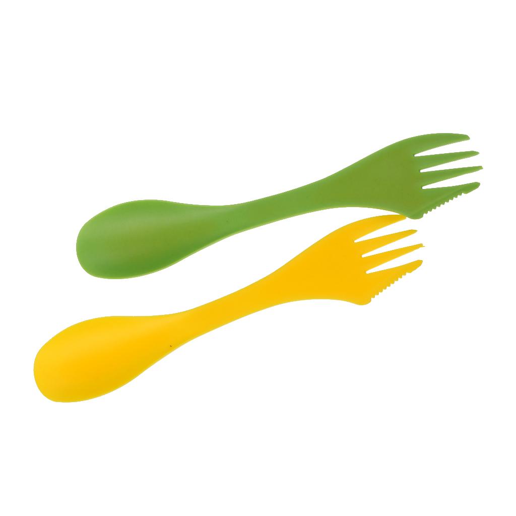 Outdoor Hunting Kitchen - Multi-functional Camping Spork Fork Cutlery Set