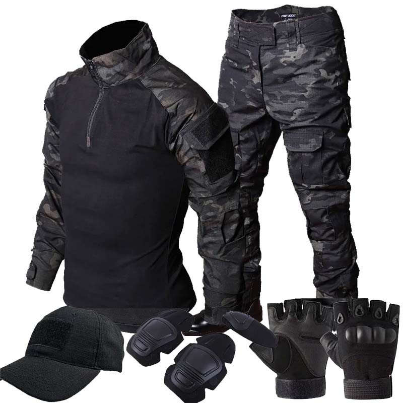 Hunting Outdoor Clothing - RU Camo Tactical Uniform Outdoor Suits