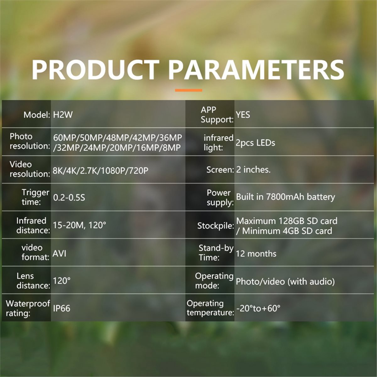 AS62 8K Hunting Camera HD Wild - Outdoor Hunting Camera Wifi 评论和价格