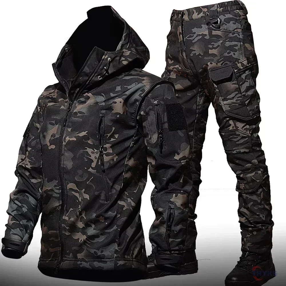 6XL TAD Tactical Men Hunting H - Camouflage Hunting Jacket 评论和价格