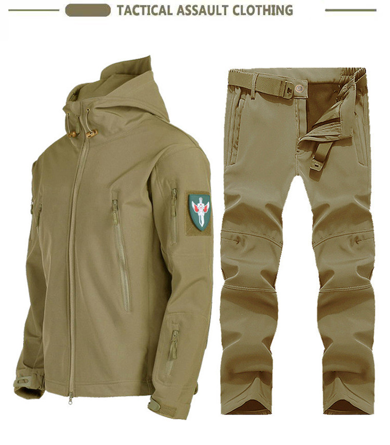 New Soft Shell Tactical Jacket - Camouflage Hunting Jacket 评论和价格