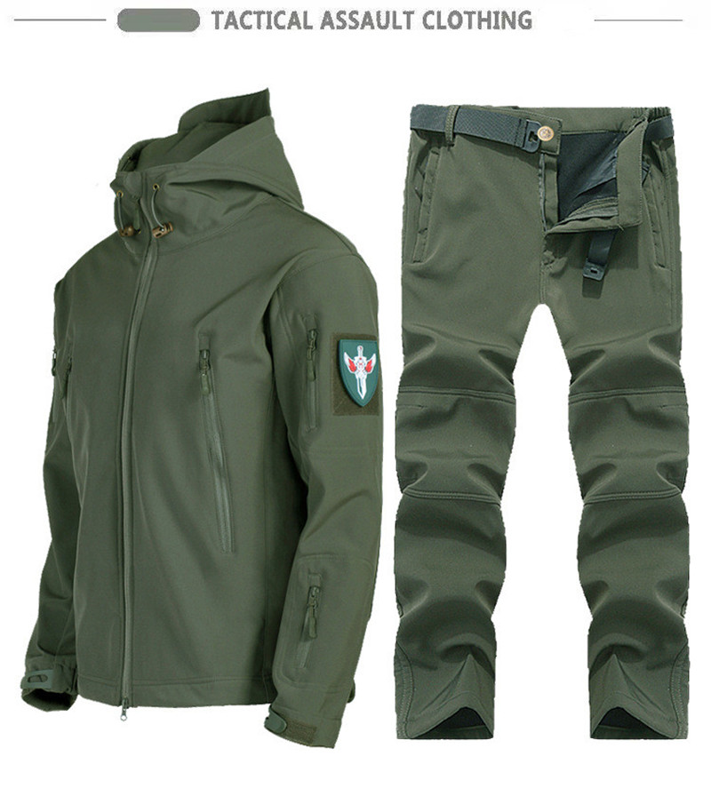 New Soft Shell Tactical Jacket - Camouflage Hunting Jacket 评论和价格
