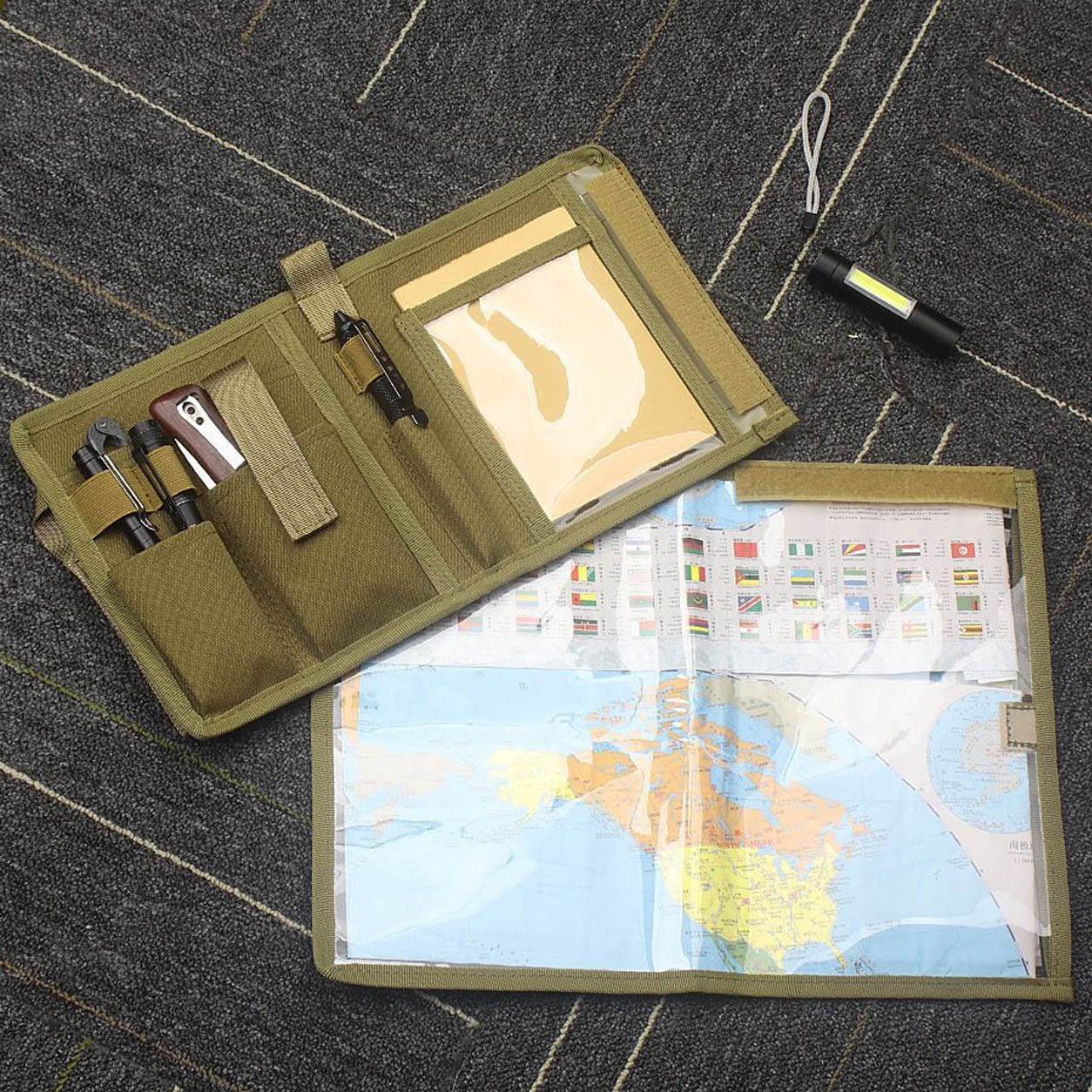 Tactical Map Storage Bag Folda - Outdoor Hunting Maps 评论和价格