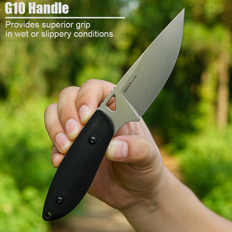 DC53 Steel G10 Handle Fixed Kn - Hunting Camp Outdoor Kitchen 评论和价格