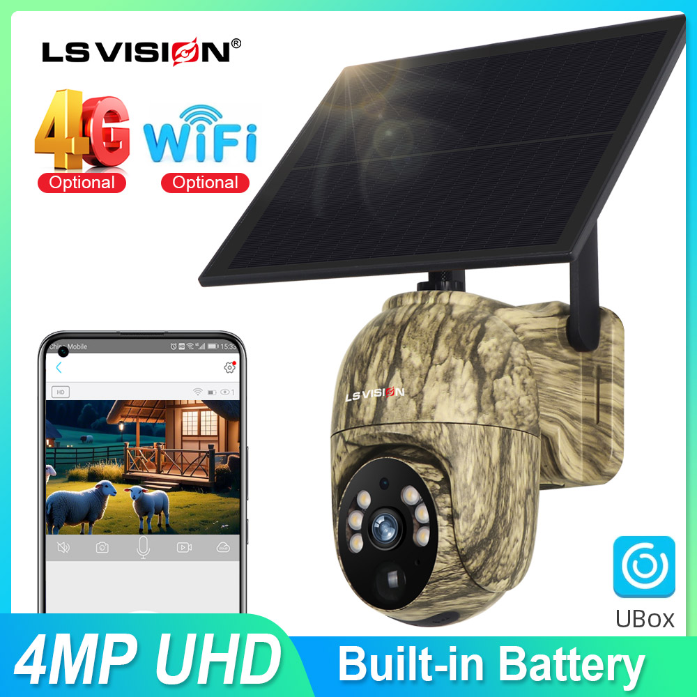 LS VISION 2K Solar Security Ca - Outdoor Hunting Camera Wifi 评论和价格