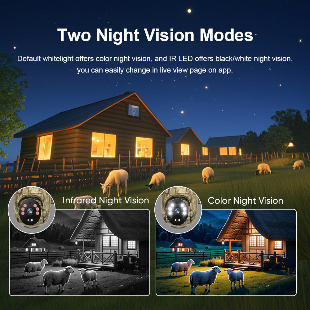 LS VISION 2K Solar Security Ca - Outdoor Hunting Camera Wifi 评论和价格