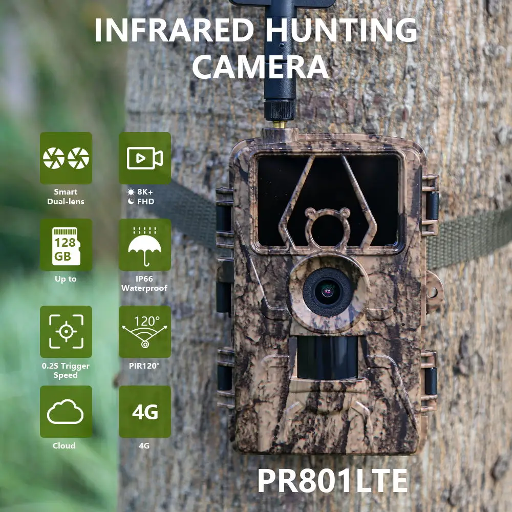 1Pcs HD8K Infrared Camera For  - Outdoor Hunting Camera Wifi 评论和价格