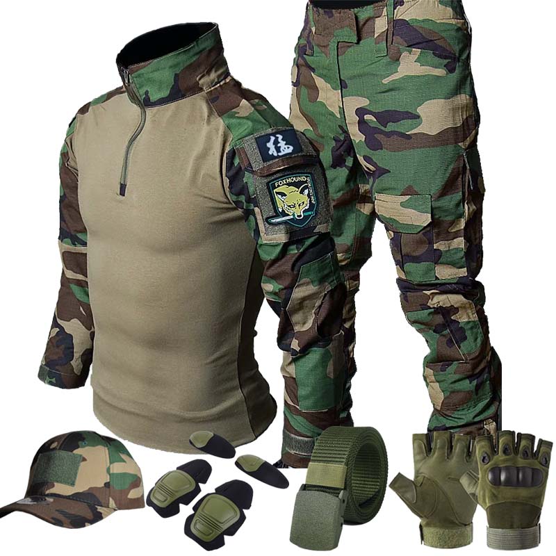 Tactical Cargo Uniform Jungle  - Hunting Outdoor Clothing 评论和价格