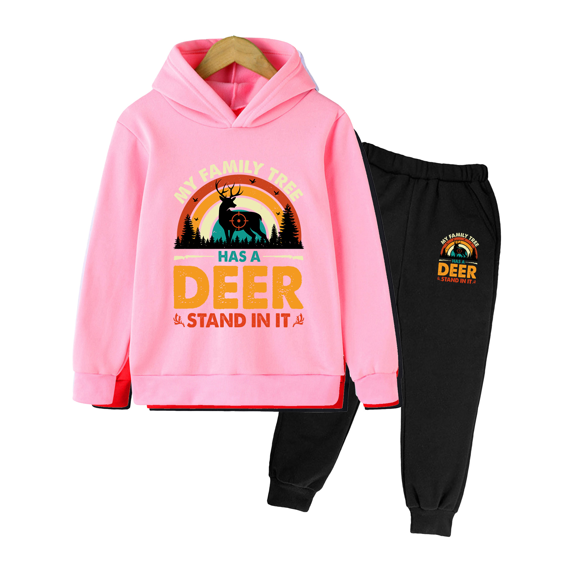Kids Hoodie & Sweatpants Set,  - Hunting Outdoor Clothing 评论和价格