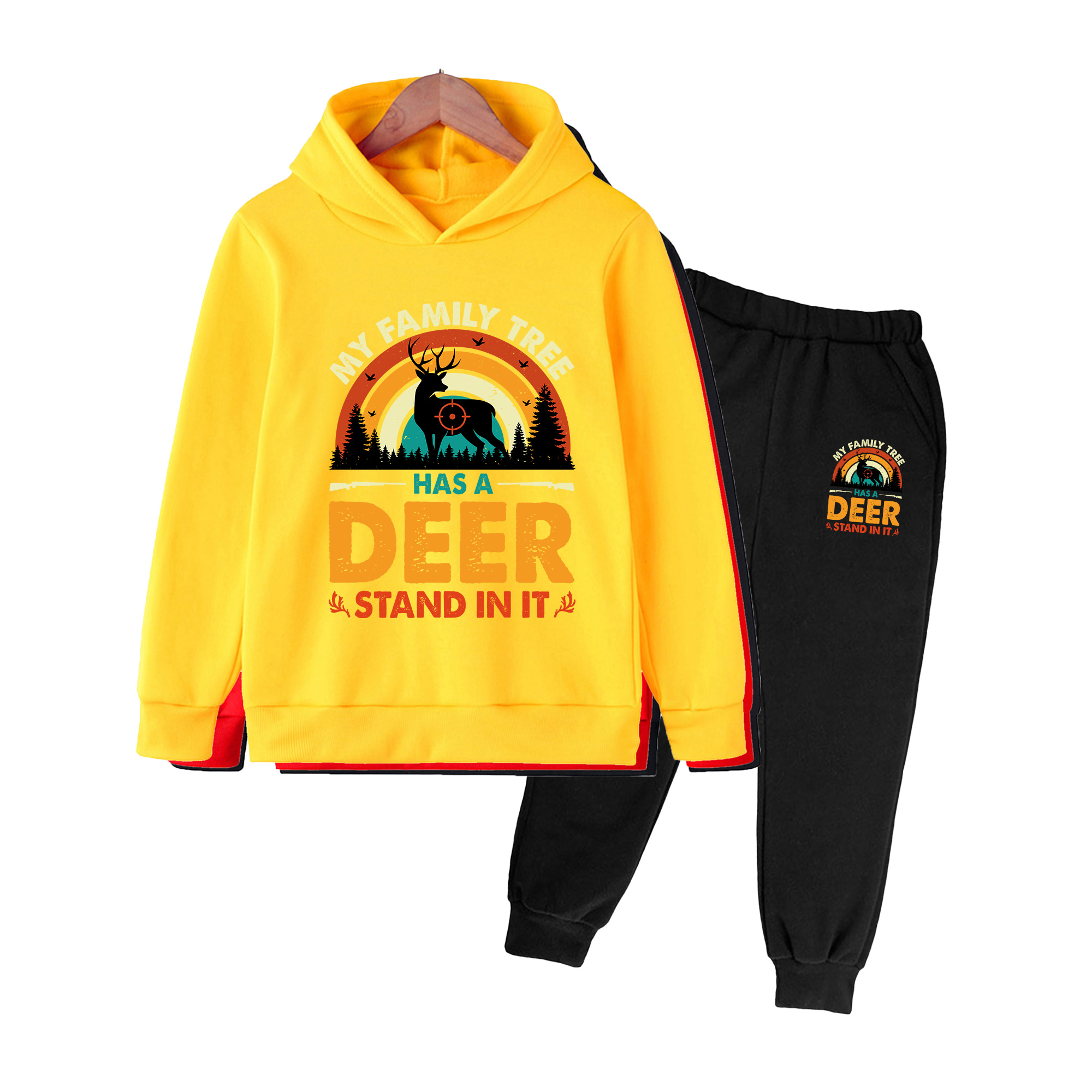 Kids Hoodie & Sweatpants Set,  - Hunting Outdoor Clothing 评论和价格