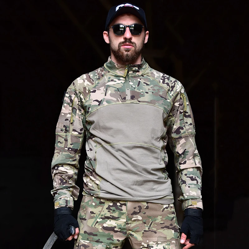 Men's Camouflage Hunting Comba - Hunting Outdoor Clothing 评论和价格