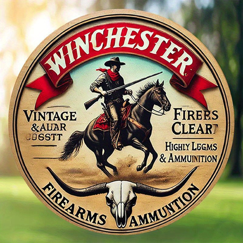 Winchester vintage round metal - Outdoor Hunting House 评论和价格