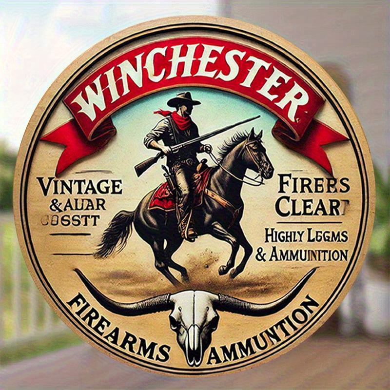 Winchester vintage round metal - Outdoor Hunting House 评论和价格