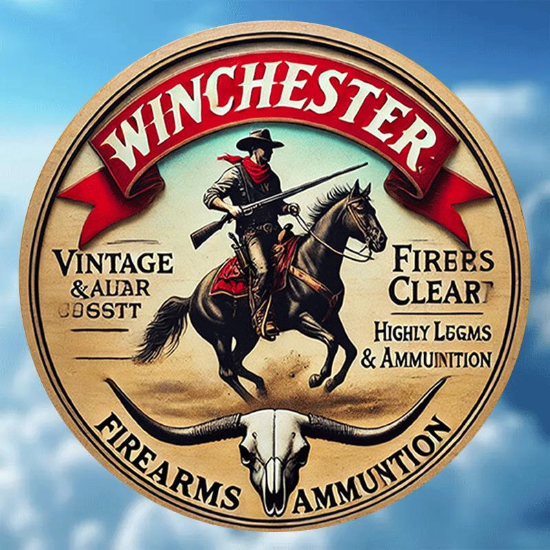 Winchester vintage round metal - Outdoor Hunting House 评论和价格