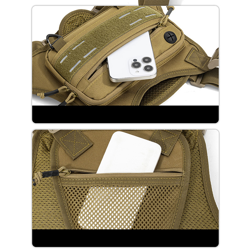 Tactical Front Chest Rig Bag V - Men'S Outdoor Hunting Jacket 评论和价格