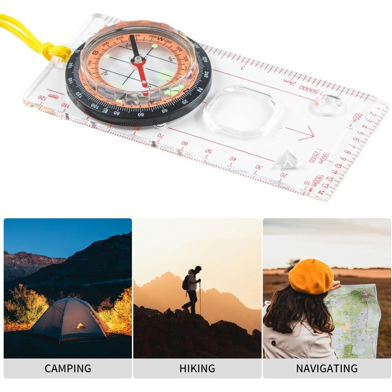 1-10Pcs Compass Navigation Map - Outdoor Hunting Maps 评论和价格