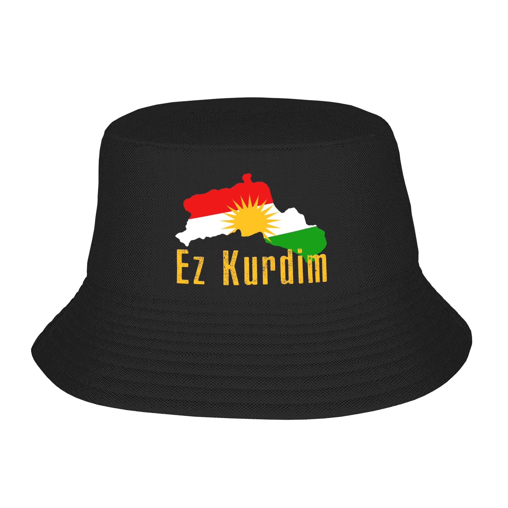 Kurdistan Flag Map  Bucket Hat - Outdoor Hunting Maps 评论和价格