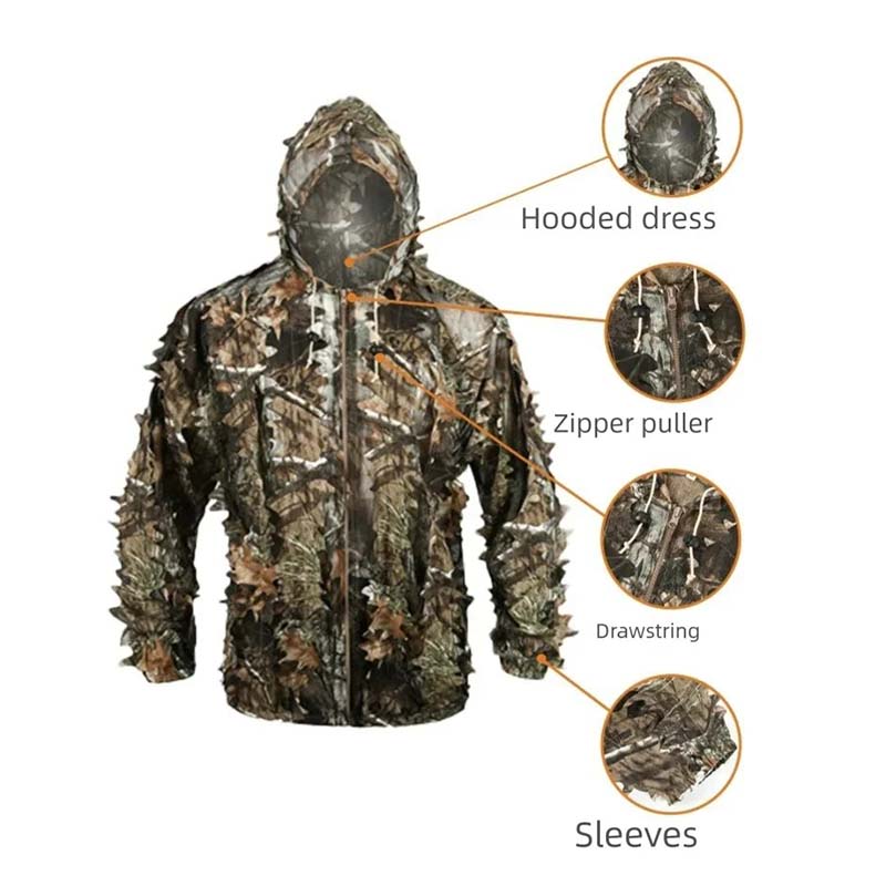 Summer Bionic Camouflage Hunti - Hunting Outdoor Clothing 评论和价格
