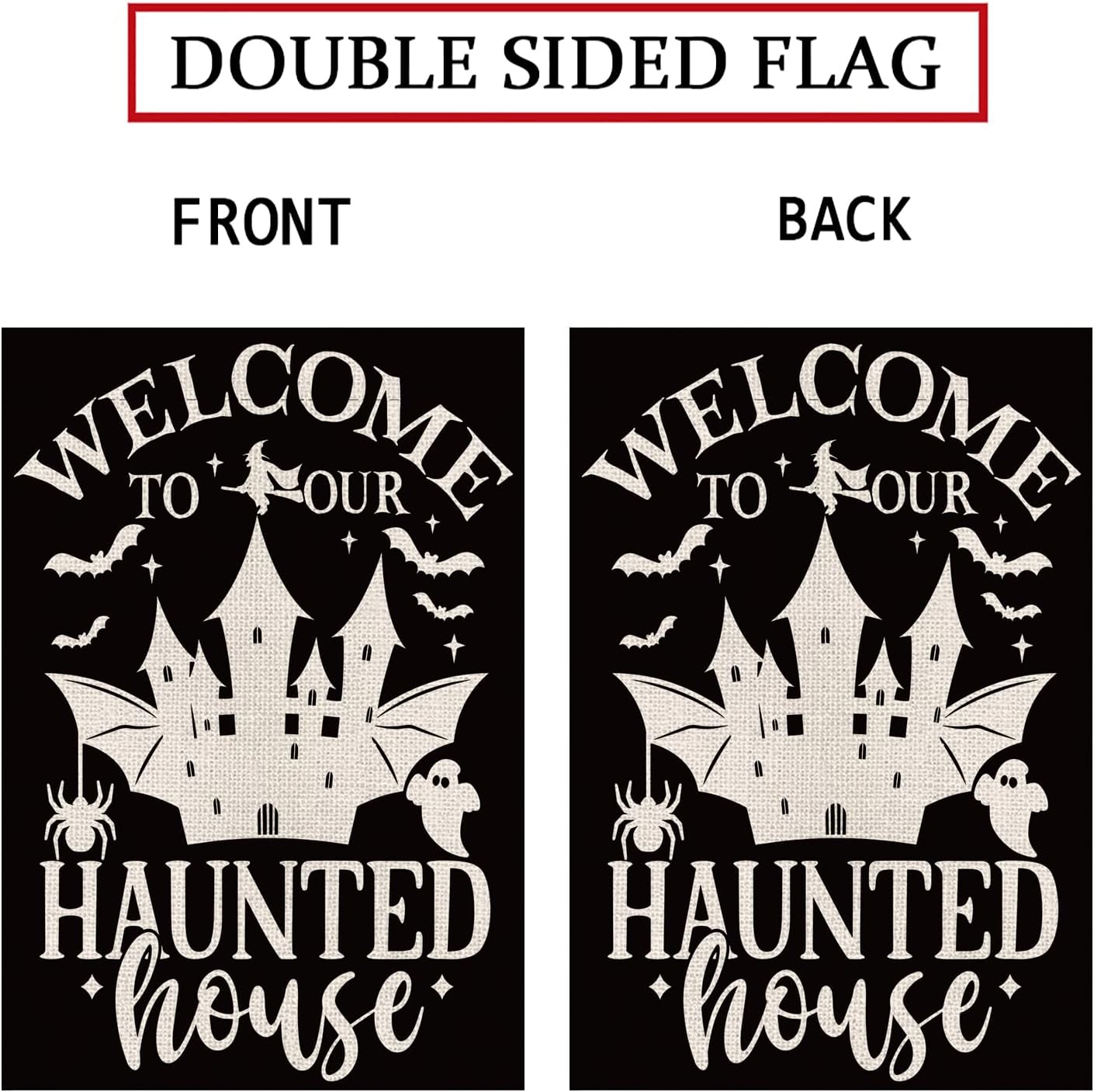 Halloween Garden Flag Funny We - Outdoor Hunting House 评论和价格