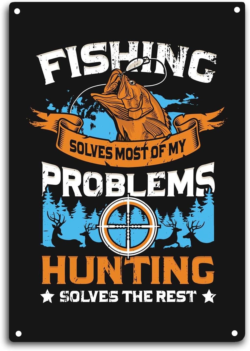 Fishing Solves Most of My Prob - Outdoor Hunting House 评论和价格