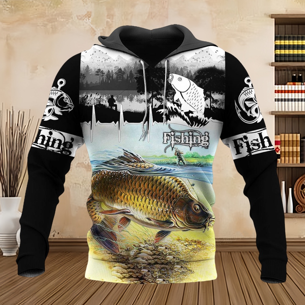 Wild Fishing Print 3D Casual H - Wildman Hunting & Outdoor Robertson Photos 评论和价格