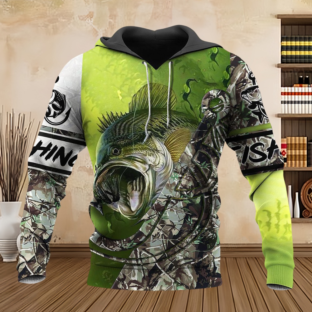Wild Fishing Print 3D Casual H - Wildman Hunting & Outdoor Robertson Photos 评论和价格