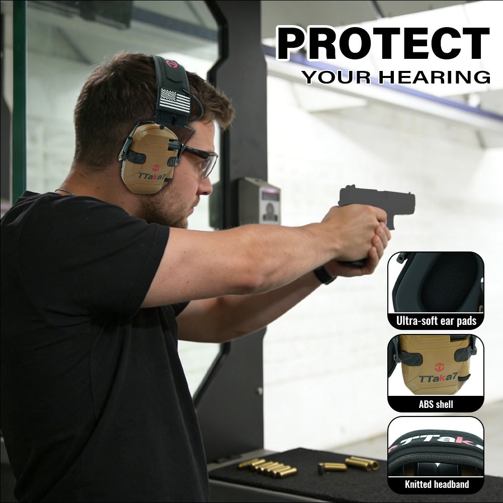 New W1/W3 Foldable Electronic  - Shooting Ear Muff 评论和价格