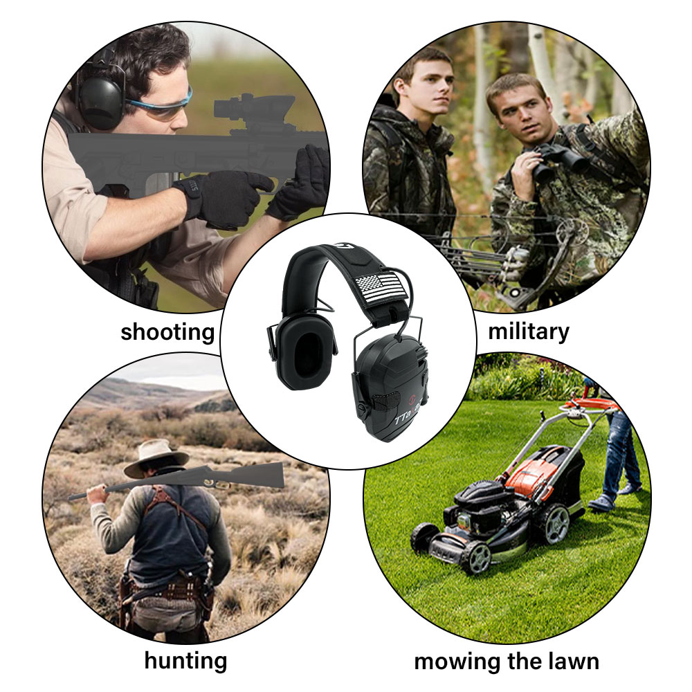 W1/W3 Foldable Electronic Shoo - Shooting Ear Muff 评论和价格