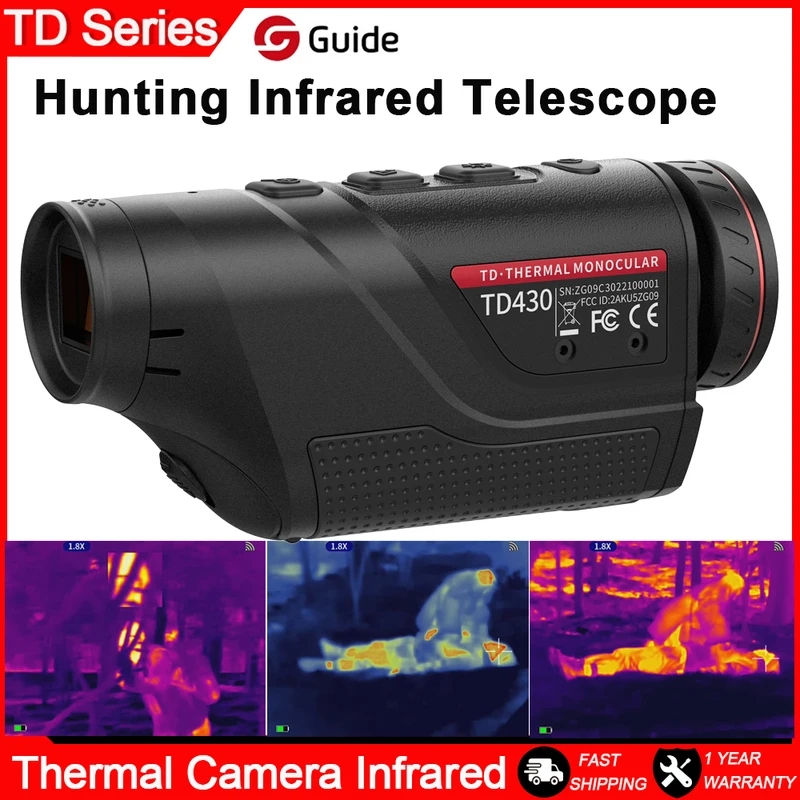 Guide TD211 TD411 Thermal Imag - Outdoor Hunting Camera Wifi 评论和价格