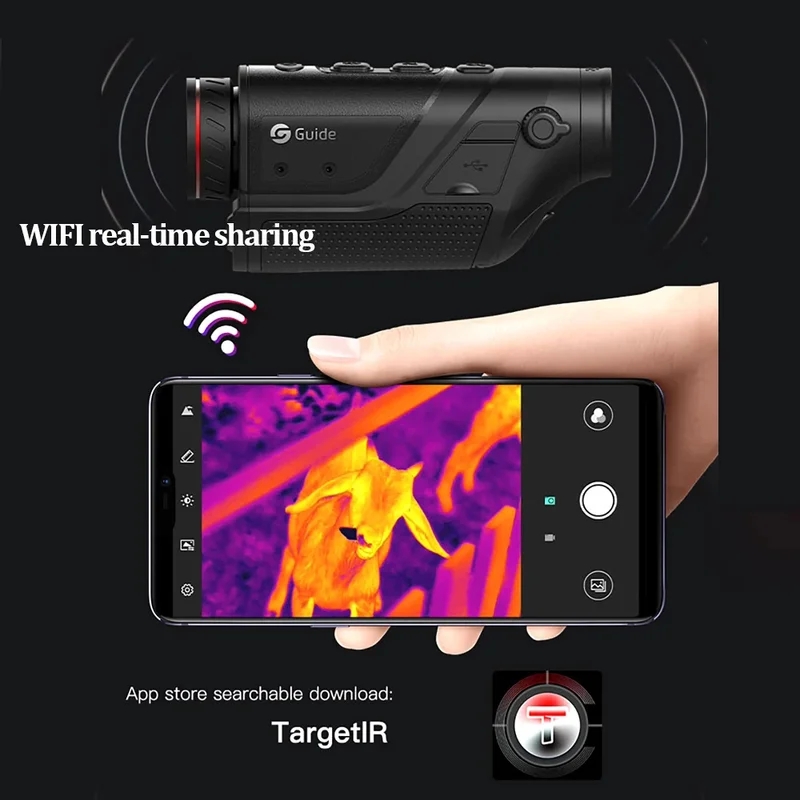 Guide TD211 TD411 Thermal Imag - Outdoor Hunting Camera Wifi 评论和价格