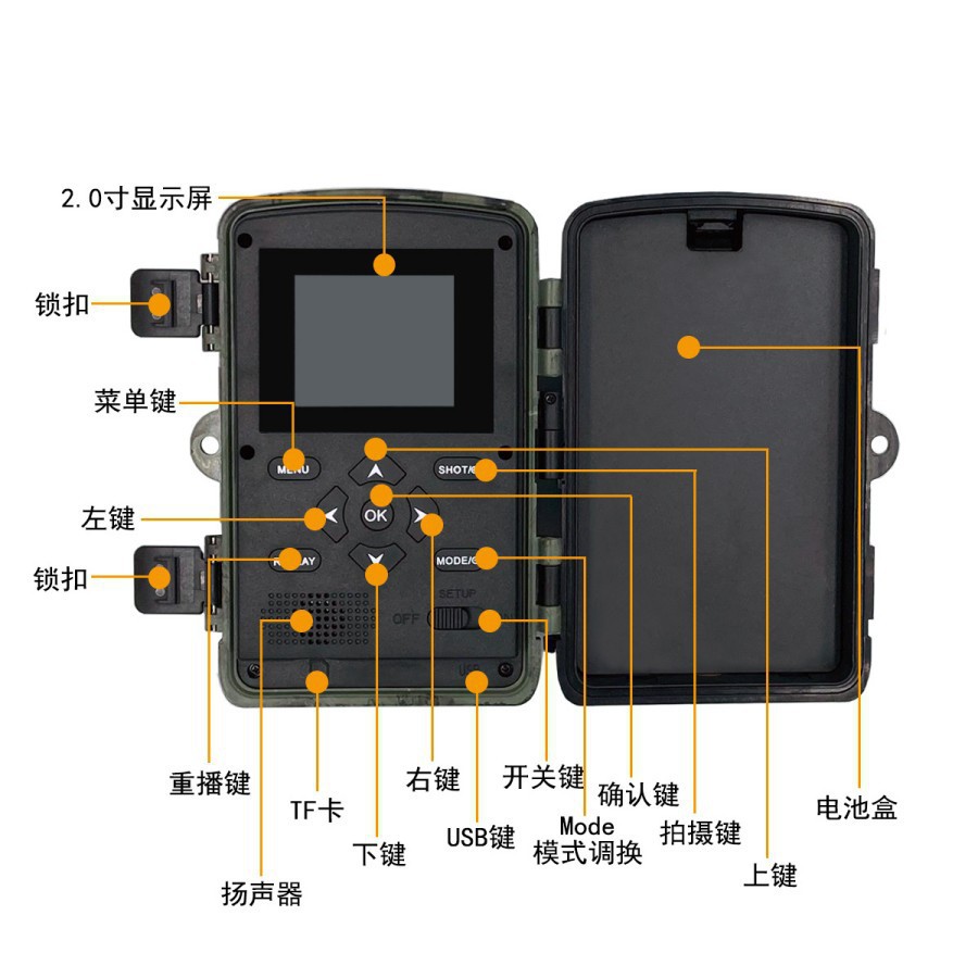 Bluetooth WiFi Infrared Camera - Outdoor Hunting Camera Wifi 评论和价格