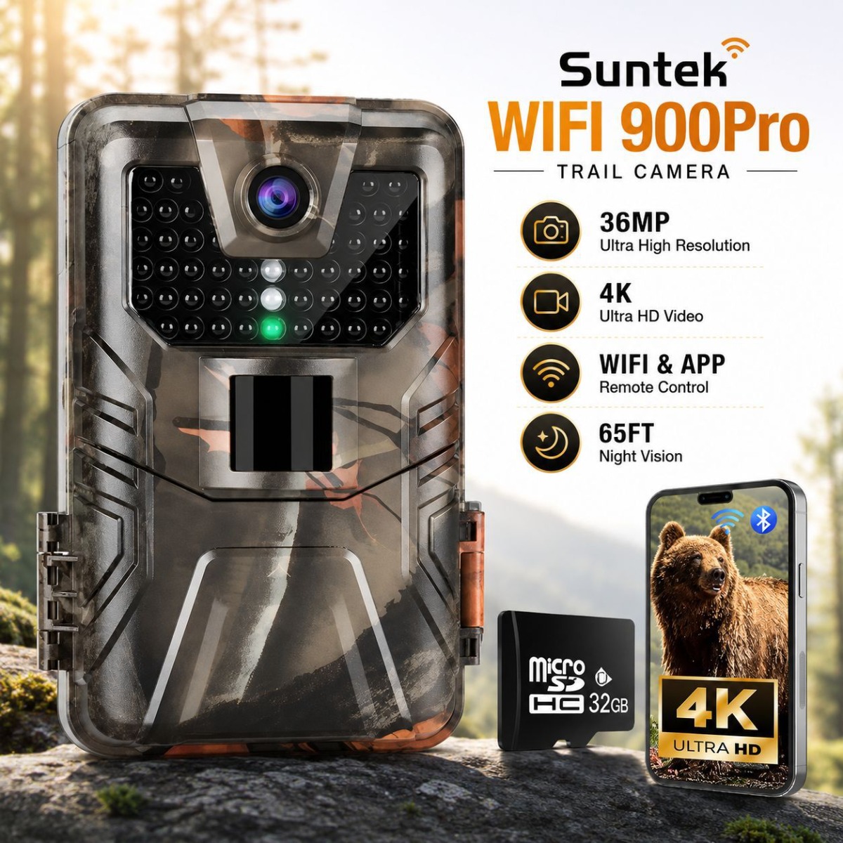 4K Outdoor Wifi Hunting Camera - Outdoor Hunting Camera Wifi 评论和价格