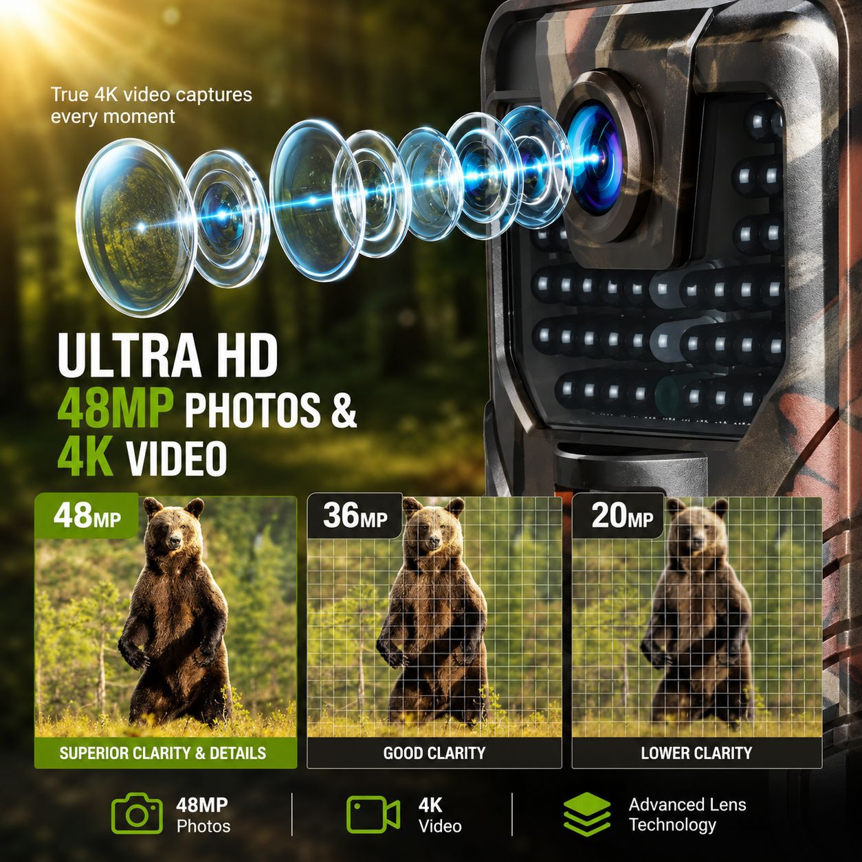 4K Outdoor Wifi Hunting Camera - Outdoor Hunting Camera Wifi 评论和价格