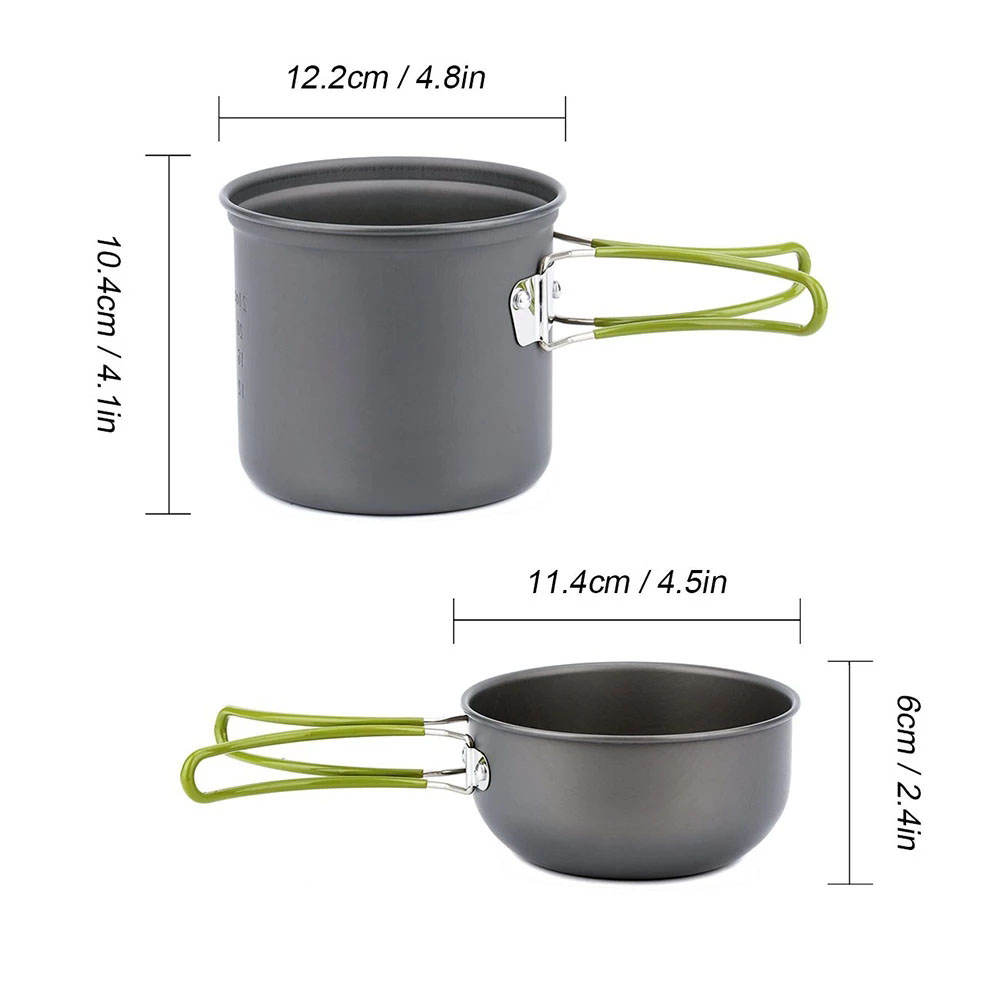 Camping Cookware Kit with Stov - Outdoor Hunting Kitchen 评论和价格