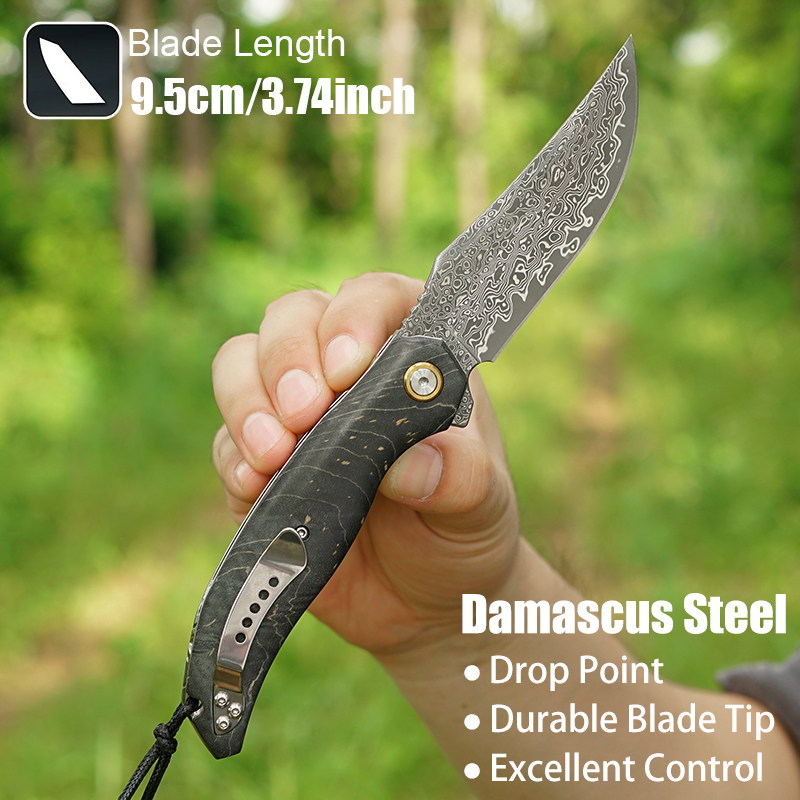 Handmade Damascus Steel Foldin - Hunting Camp Outdoor Kitchen 评论和价格